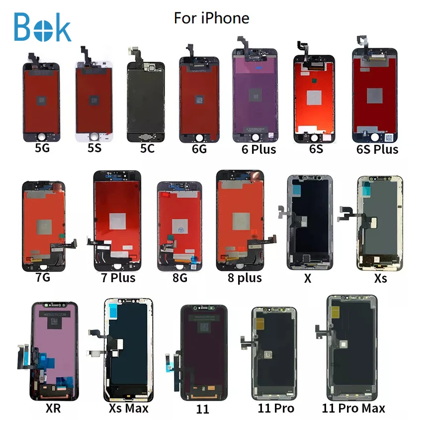 LCD Manufacturer Touch Screen Replacement Display Assembly For Iphone 6 6S 7 8 X Xr Se 11