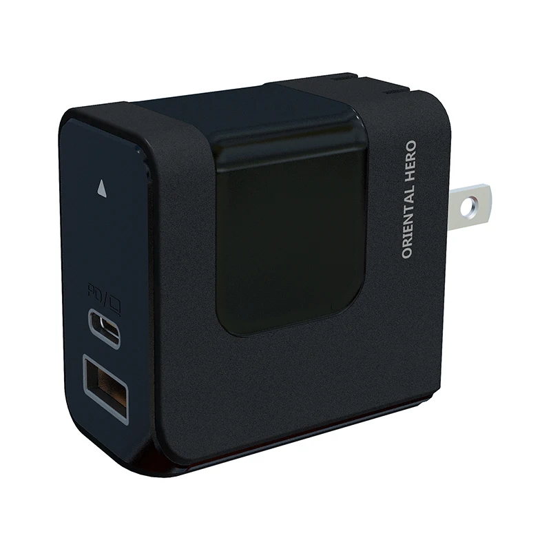 
65W Tpye-C Dual Ports PD GaN Fast Charger 