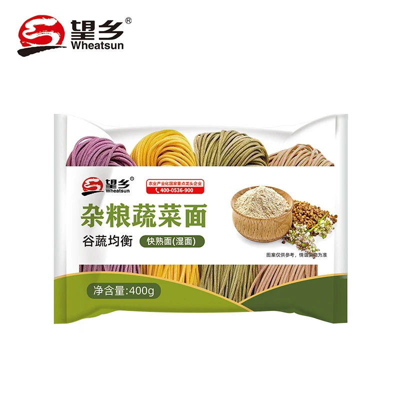 Wholesale Loose Bagged Noodles Dry Fine Dried 400g Mixed Grain Vegetable Noodles