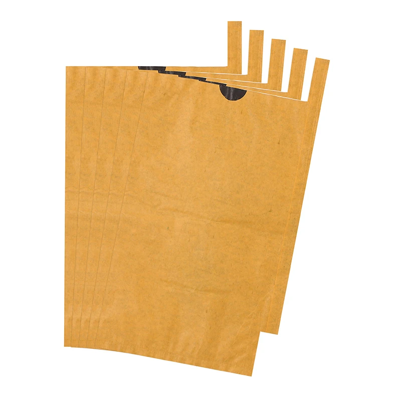 Вощеная натуральная древесная масса на заказ, водонепроницаемый бесплатный образец, фруктовый мешок в форме бананового ножа