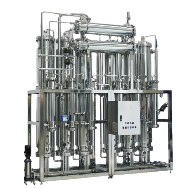 distilled water making machine QIRUI LD Multi-effect Distilled Water Machine Stainless Steel Evaporador Industrial Steam Distiller