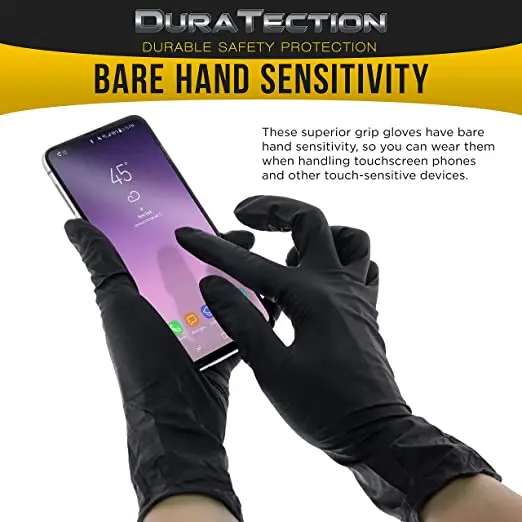G2 Amazon black nitrile gloves factory wholesale latex powder free food gloves 4.5 5.0g 7.0g Tattoo disposal nitrile exam gloves