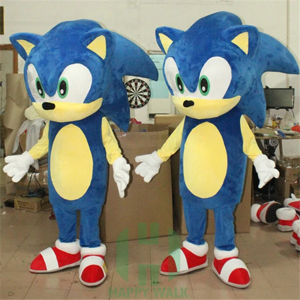  Костюм персонажа мультфильма HI CE Sonic костюм талисмана для взрослых высокого