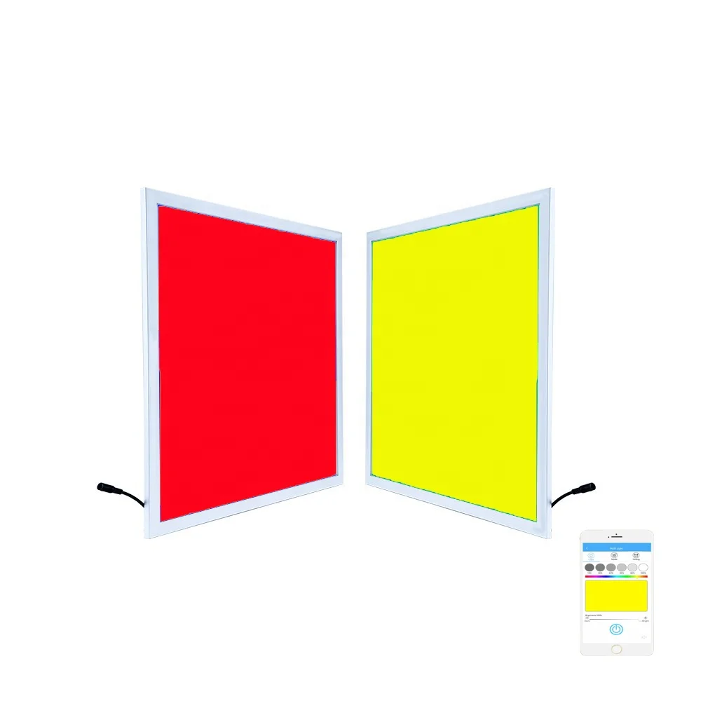 ETL listed hot selling led panel light 1x4ft smart 2.4g wifi control RGB+W 40w flat light works alexa & google home