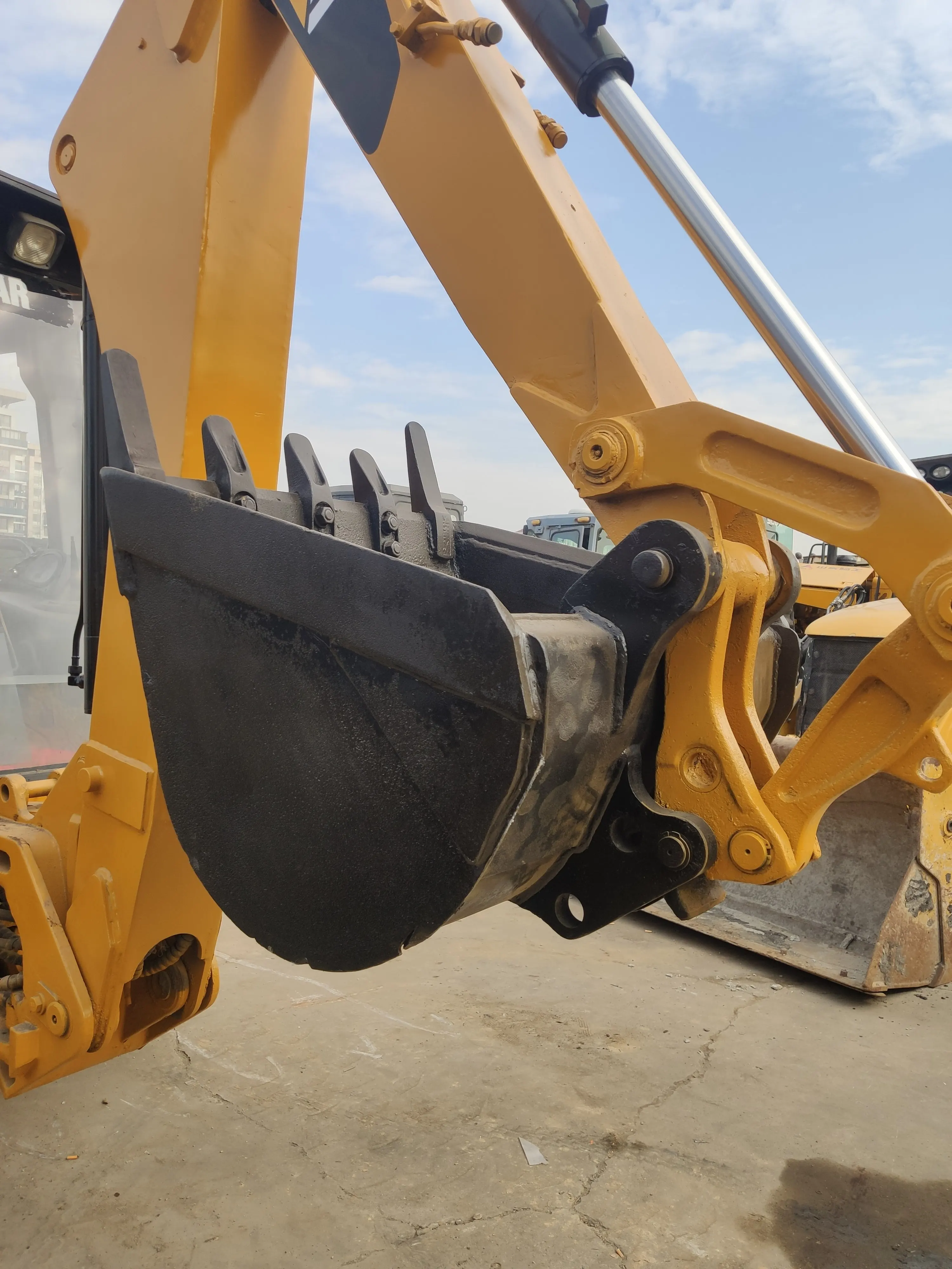 used original Japan CATERPILLAR CAT 416E 416 backhoe loader loaders made in Japan for sale