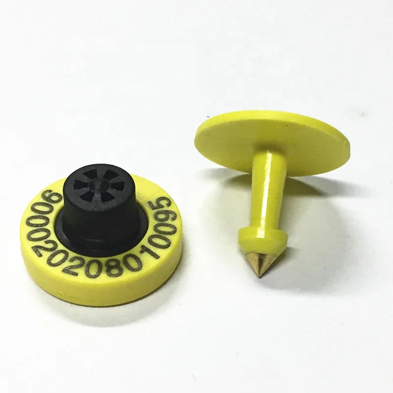 RFID animal ear tag 135.6 KHZ ISO11784/11785  pig ear tag