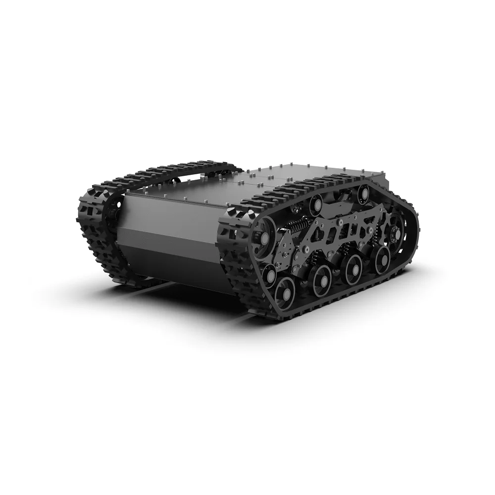Komodo 05 explosion proof remote control electrical powered Rubber track robot platform for all terrain use