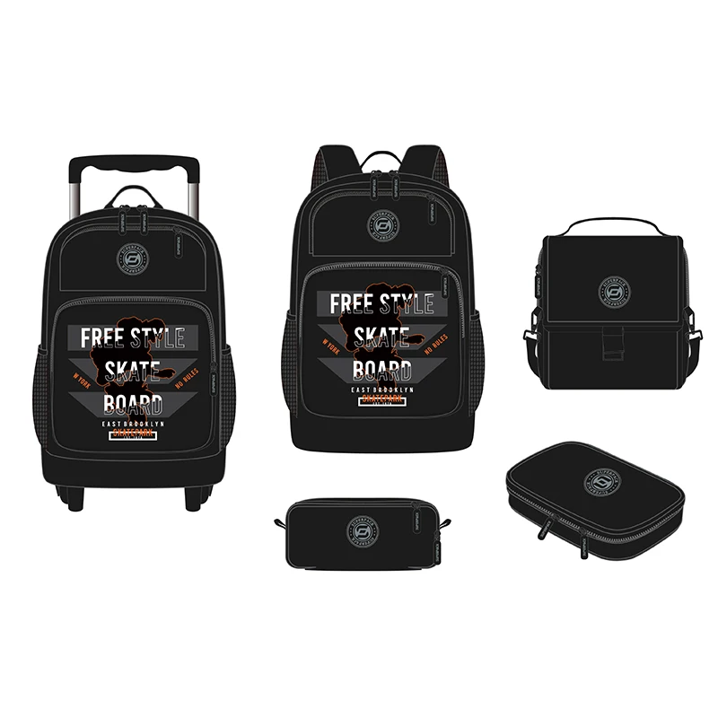 Durable Portable Fahion Rucksack School Bag Unisex Bag School Stylish Student Backpack Girls Trolley School Bag