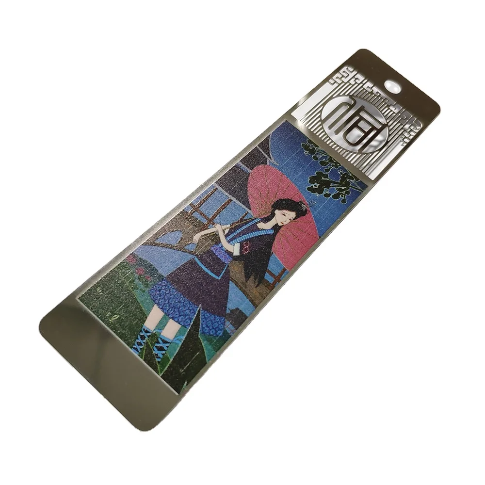 
High Quality Folk Art Style Customized Shapes Metal Bookmark for gifts 