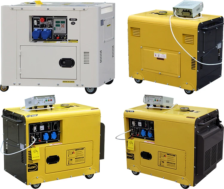 BD-7500SEA 6KW 7kw Silent Soundproof Diesel Generator Set price For Home