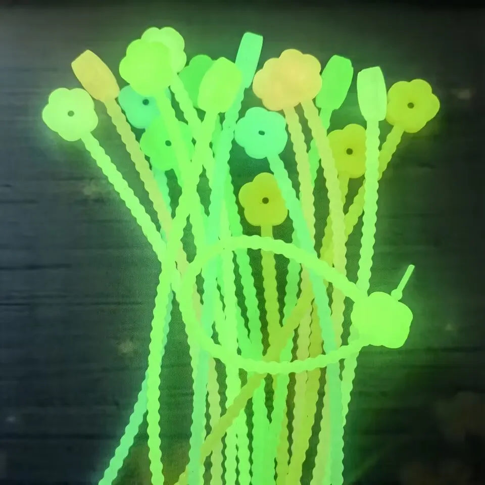 21cm Rubber Bands Colorful Silicone Tie Tag Rope DIY Keychain Pendant Adjustable Cable Tie