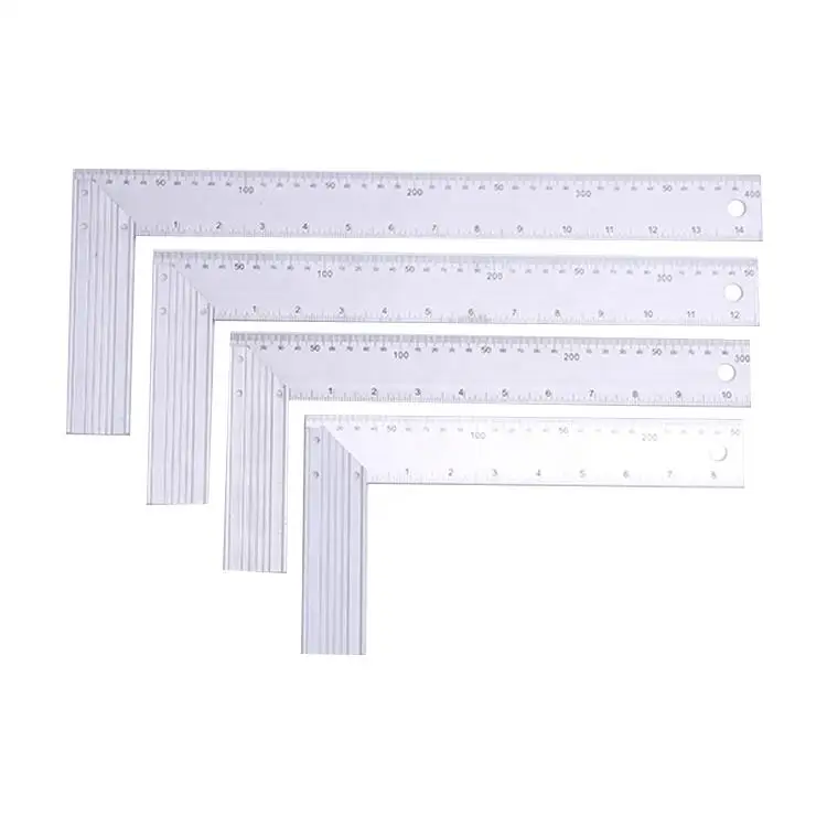 High Precision 12 Inch 30cm Stainless Steel And Aluminum Ruler For Office School Tailor Drafting