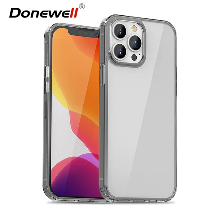 Прозрачные чехлы из ТПУ и поликарбоната для мобильных телефонов iPhone 6 7 8 SE X XR XS 11 12 Mini Pro Max 5,4 6,1 6,7 13