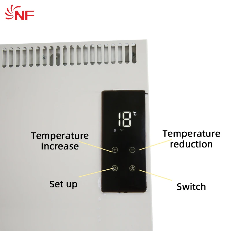 Warmatact Wall-hanging convection electric heater for household room