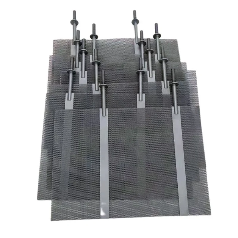 0.75mm Thick Aperture 4x10mm Titanium Anode Mesh for Ion Membrane Electrolysis Cells