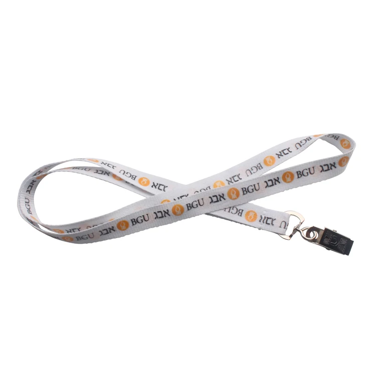 Sublimation blank high quality lanyards with hook