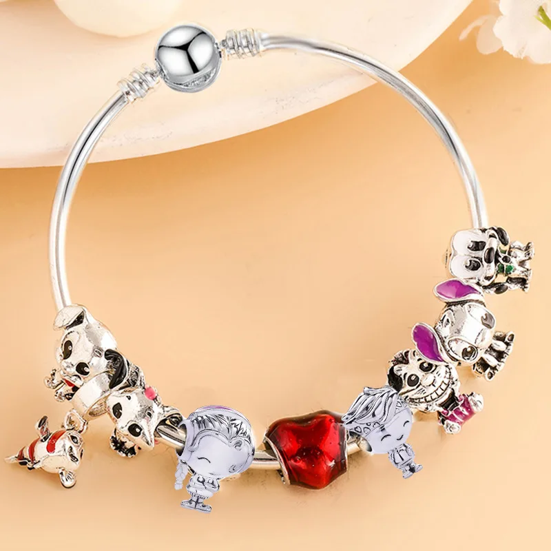 Hot Selling Fashion Jewelry Gold Silver Bracelet Girls Birthday Lover Gifts