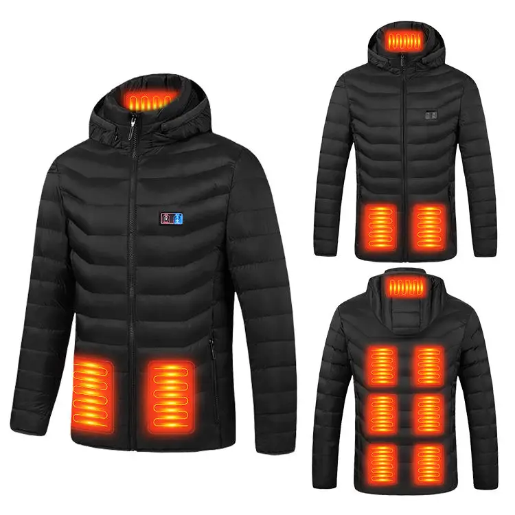 Winter 15 Zone Long Waterproof Breathable Usa Size Work Alibaba Fashionable 11 Areas Heated Jackets For Man