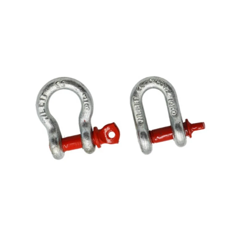 High Quality Marine Hardware Rigging Galvanized Steel D Shackle Hdg Anchor Shackles