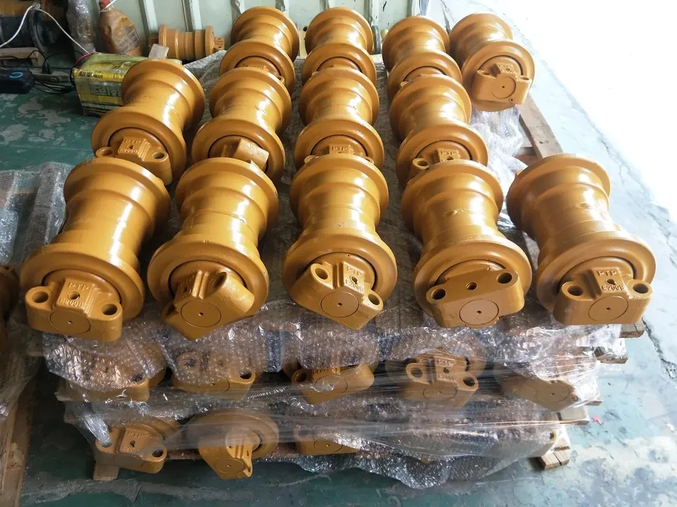 Excavator undercarriage spare parts EX60-1 EX60-2 tracks rollers bottom roller top carrier roller assy for mini excavator
