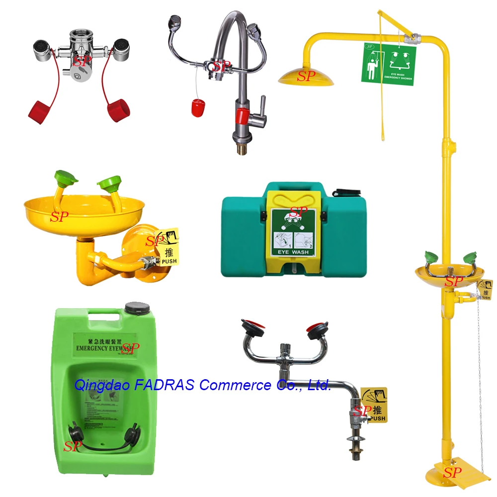 
Safety emergency eyewash shower, eye wash machine 