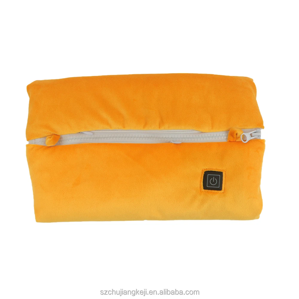 USB electric hand pouch heated hand warmer and seat pad