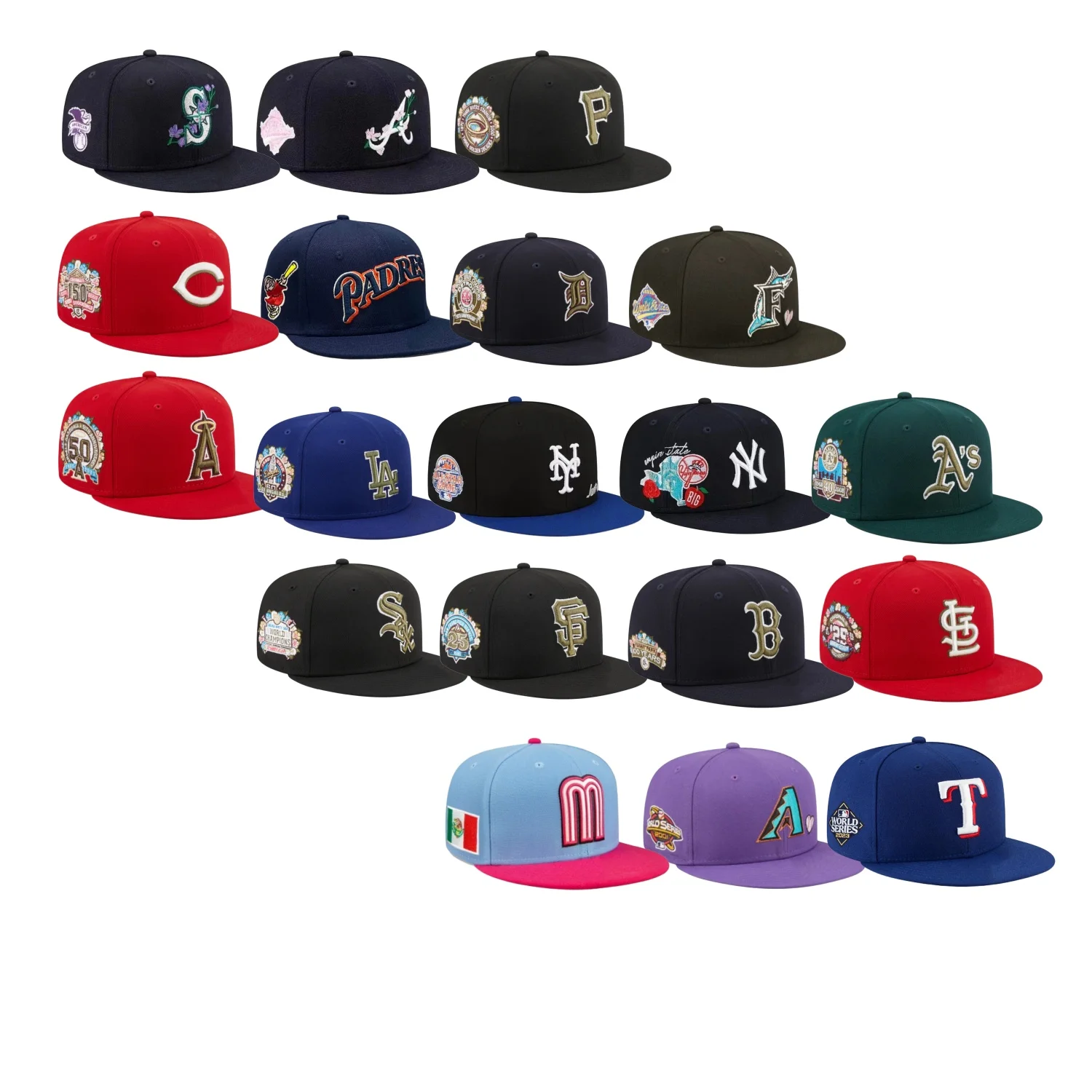 American Team Men Gorras New Vintage Sports Caps Baseball Caps Original De Beisbol Fitted Hats Trucker Snapback Cap Flat Brim