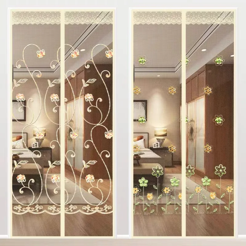 
FREE SAMPLE 220*180CM Advanced grid the magnetic strip is insect proof fiberglass polyester mesh 