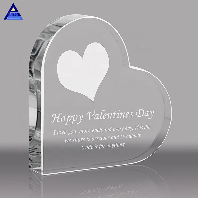 Красивая Дешевая Хрустальная стеклянная бумага в форме сердца