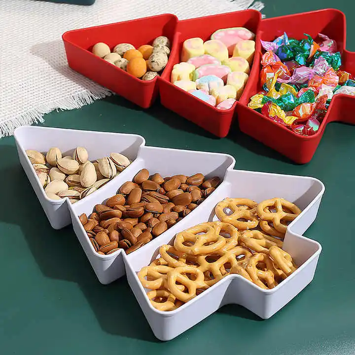 Food dishes dinner sets fruit Plates Restaurant Dish Dinner Set kitchen accessories dishes Christmas tree plate