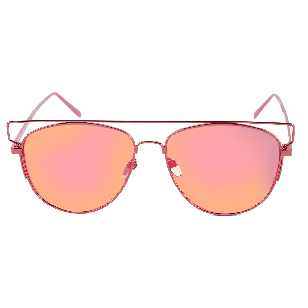 2024 Network red street shot sunglasses fashion men and women multi-colored glasses pilot metal sunglasses new trend wholesale