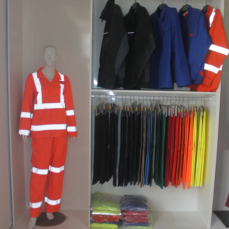 OEM Industrial Factory Flame Resistant Safety Work Coverall Uniforms
