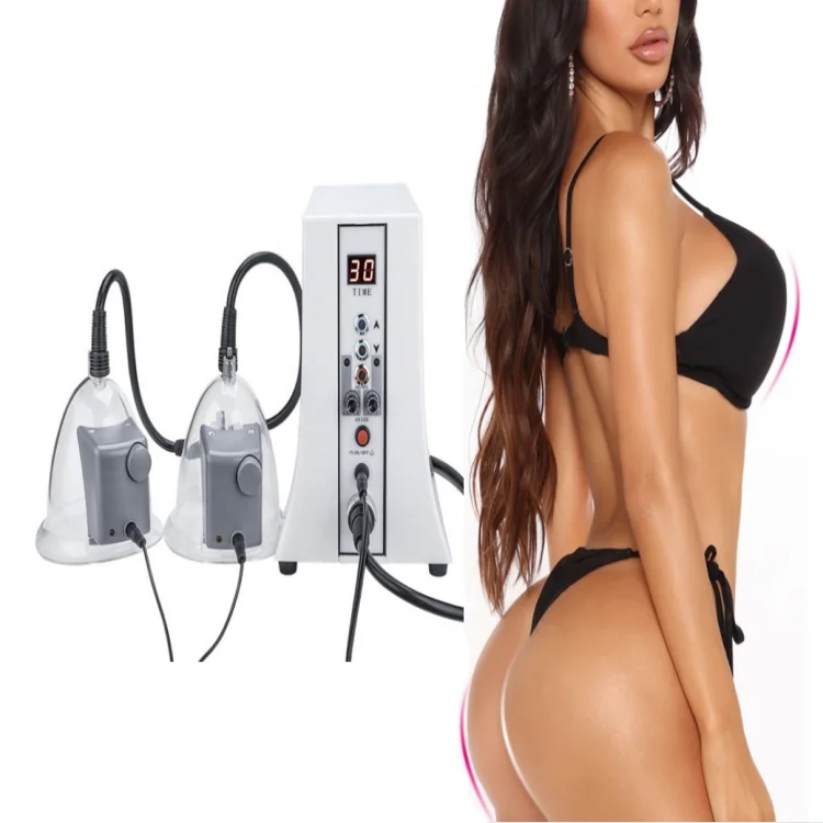 Вакуумный массажер для подтяжки ягодиц, аппарат для увеличения груди и бюста, баночный массажер для терапии, увеличитель ягодиц и бедер