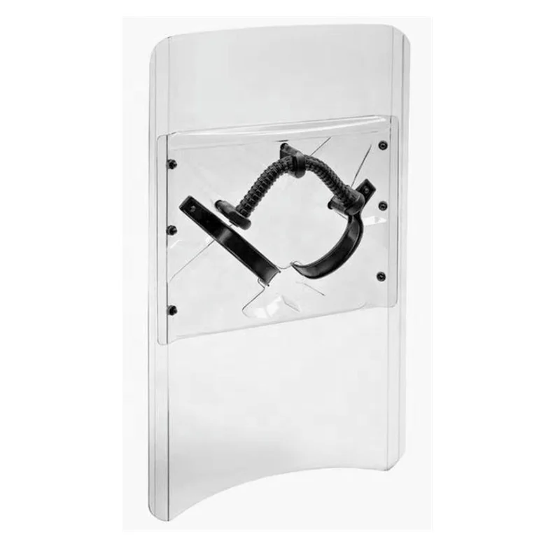 High quality Diameter:550mm Transparent Polycarbonate riot round shield