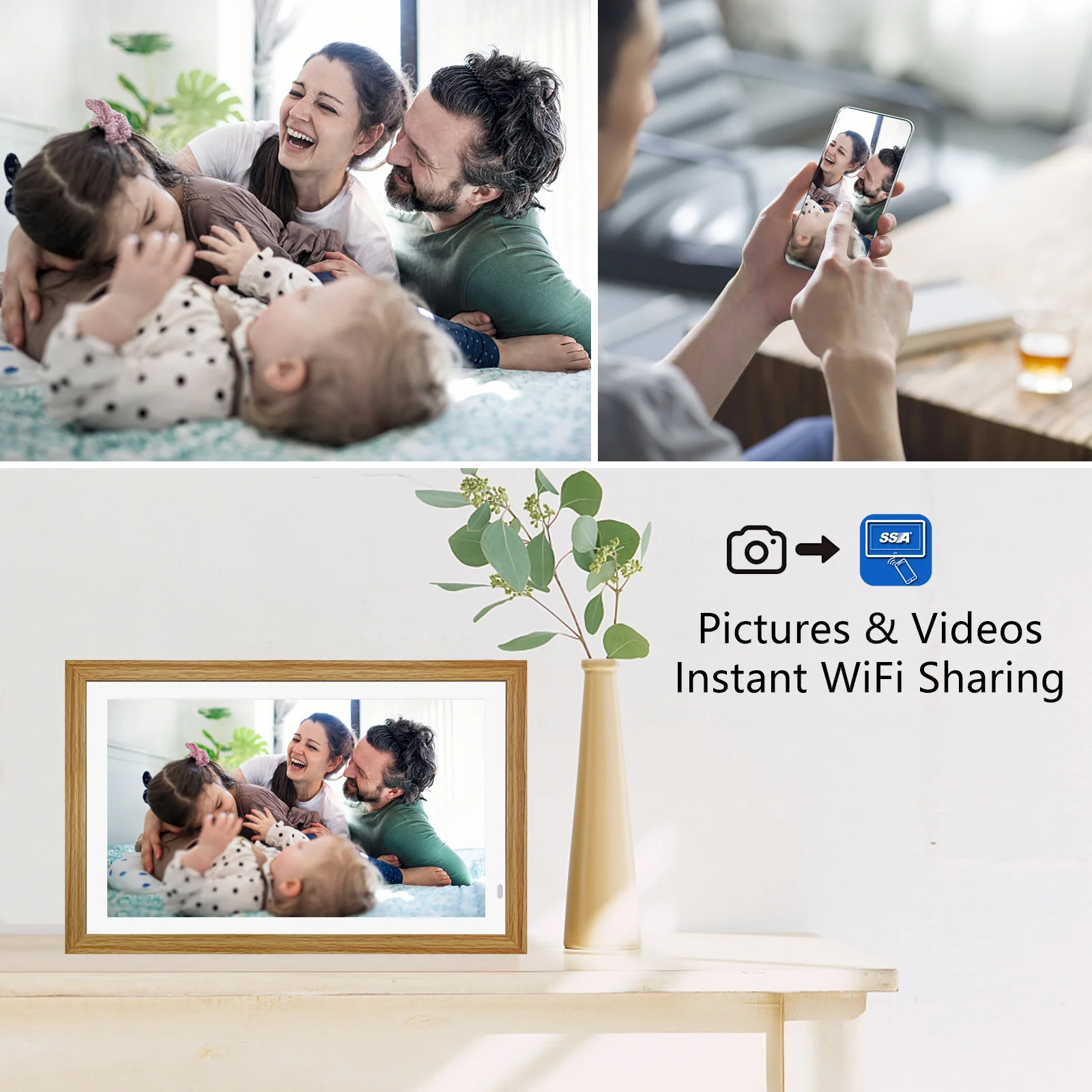 21 5 дюймовый видео фото Wifi Nft криптовалютный экран цифровой маркер художественные Рамки для продажи