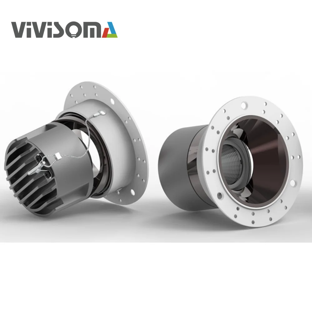 TR05002 Trimless led spotlight 7W 10W 15W 20W 25W 30W gold reflector adjustable cri90 led spotlight