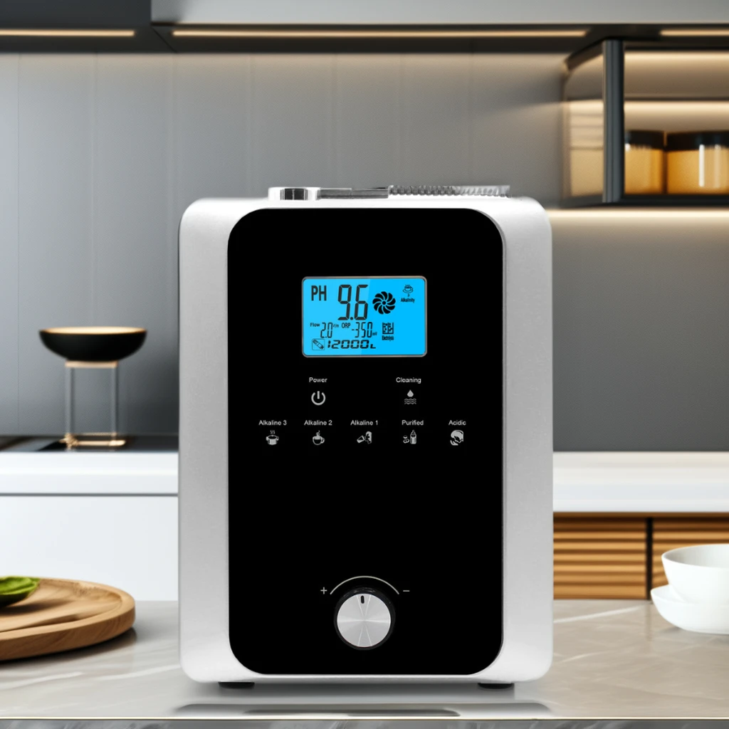 859 11-Plate Titanium Platinum Coated Alkaline Water Ionizer Hydrogen Water Generator Household Drinking Features Water Filters