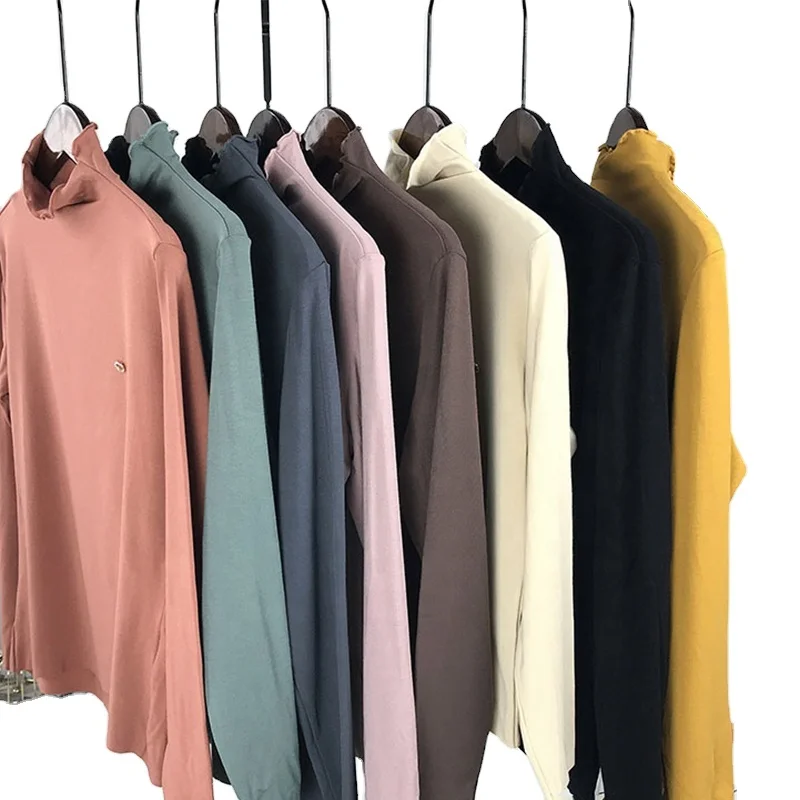 Hot Sale Autumn and Winter Fashion Sweater for Women Long Sleeved Warm Solid Color Wool Women Turtleneck Tops
