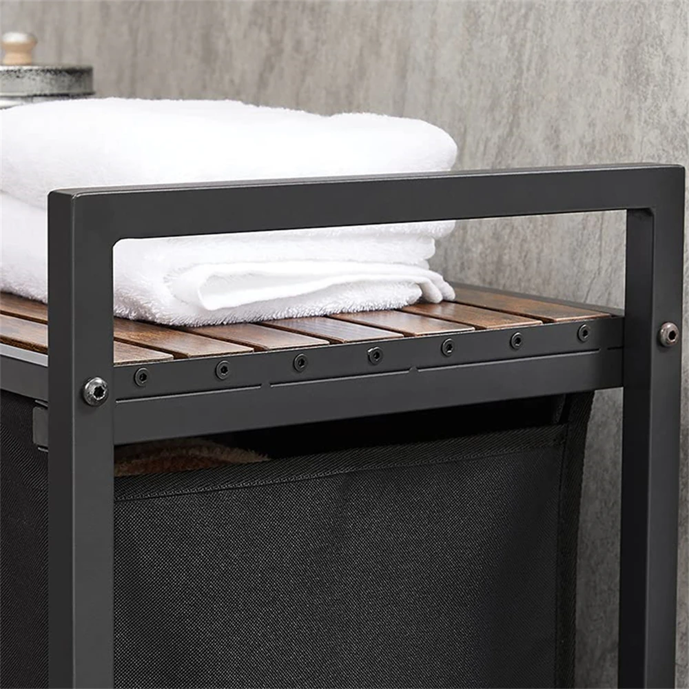 Bamboo Laundry Basket Bamboo Storage Shelf Bamboo Storage Organizer Bathroom Shelf