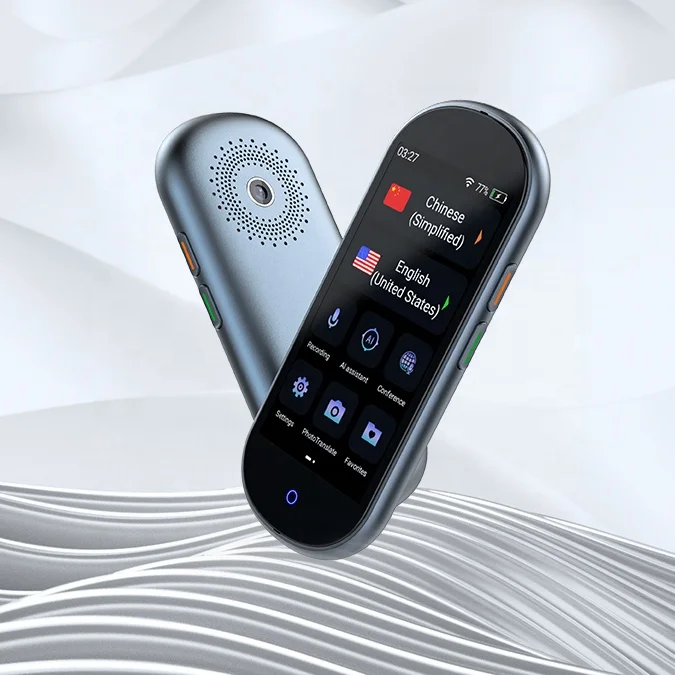 Factory OEM Service 4G Translator with Touch Function Type-C Photo Translate Wifi Bluetooth Voice Broadcasting Interpretation