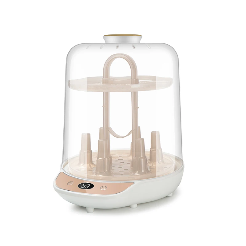 Plastic Baby Bottle Steam Sterilizer With Digital Countdown Display