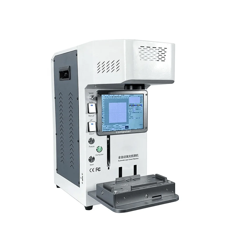 Wholesale Tbk-958b Iphone Back Glass Fiber Laser Marking Machines Repair Broken Back Glass Removal