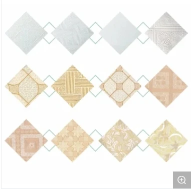Waterproof PVC Laminated Gypsum Ceiling Tiles/ PVC Gypsum Ceiling Board for Decor