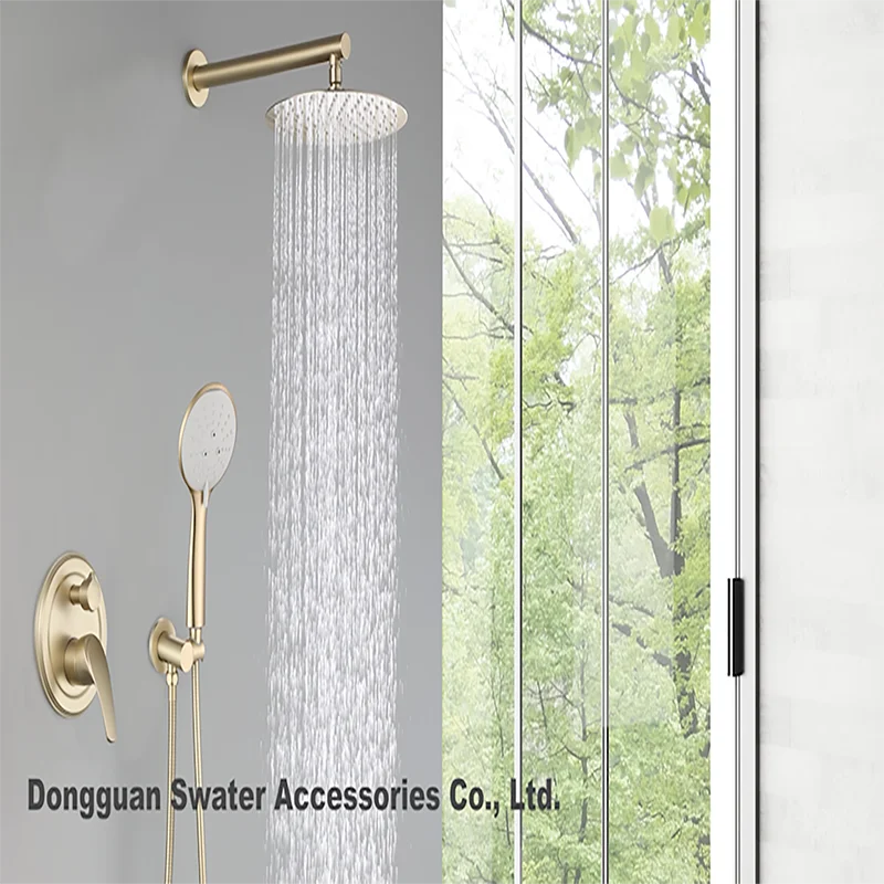 
Shower System Wall Mounted Shower Faucet Set for 3-Setting Handheld bathroom shower 