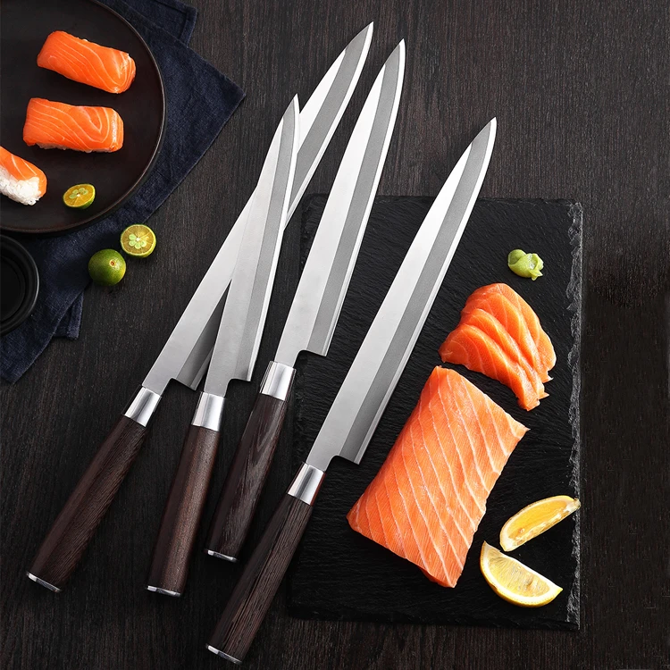 Wholesale 5CR15MOV  12 Inch 300MM Sashimi knife with Wenge  handle supply to restaurant