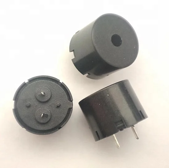 14mm 85dB 5V 12V piezo pin buzzer , 2KHz household appliances electric buzzer