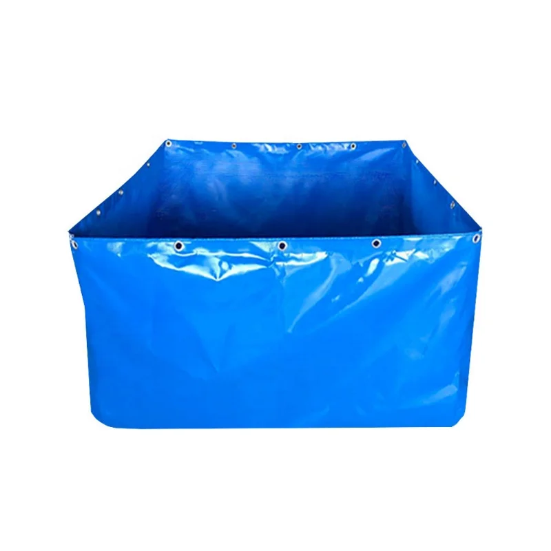 New 50000 litre biofloc fish pond tarpaulin for round square fish farming tank wholesale custom fish farming tank
