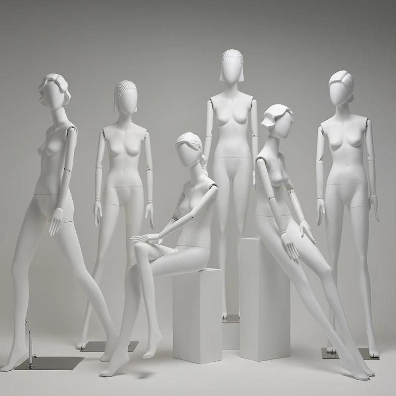 LTS Abstract Mannequin Full Body Female Mannequin Sculptured Hair Fashion Display New Design Woman Mannequin