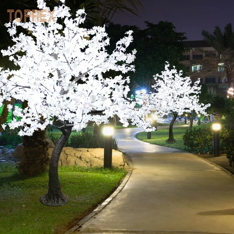 Wholesale Import Outdoor Artificial Autumn Japanese White Maple Leaves Trees