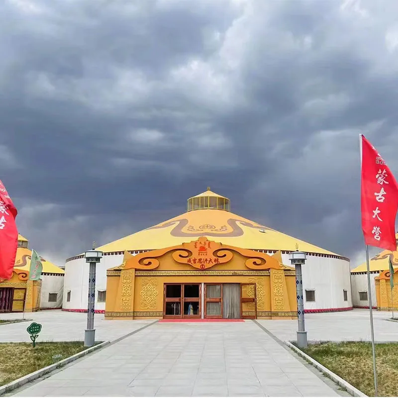 Luxury Mongolian yurt bags made to order windproof prefab mongolian yurt ger